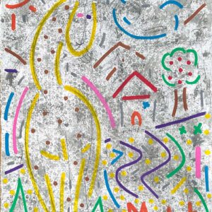 La jirafa y el manzano